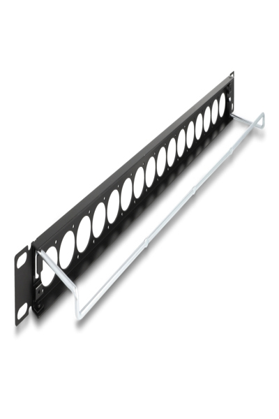 Panneau de brassage Delock (vierge) - Type D, serre-câble