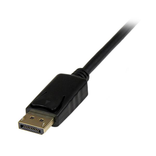 StarTech DisplayPort to DVI Active Adapter Converter Cable - DisplayPort cable - DisplayPort (M) - DVI-D (W) - 1.8m - active cable (signal regeneration) - Black (DP2DVIMM6BS) - DP2DVIMM6BS