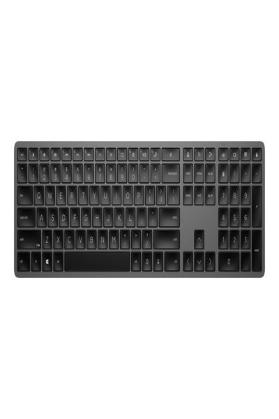 HP Dual Mode 975 - Tastatur - hinterleuchtet - Bluetooth - Deutsch - für HP 255 G9, EliteBook x360, Pro x360, ProBook 445 G9, 45X G9, ZBook Power G9, Studio G9 - 3Z726AA#ABD