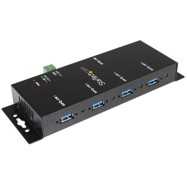 StarTech Mountable 4 Port Industrial USB3.0 Hub ST4300USBM - ST4300USBM