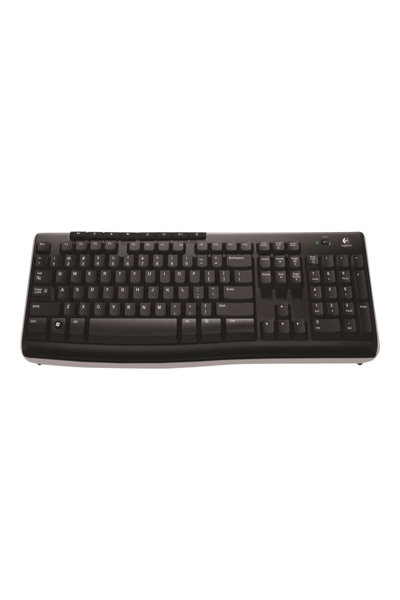 Logitech Wireless Keyboard K270 - Full-size (100%) - Wireless - RF Wireless - QWERTY - Black - 920-003745