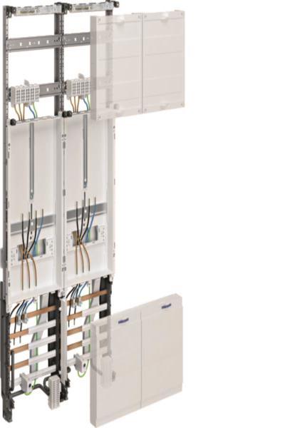 Panneau complet Hager ZK31X3N 2Z 3 points 1050 mm 2 champs