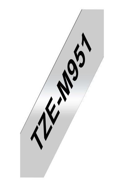 Brother TZe-M951 - Black on matte silver - TZEM951