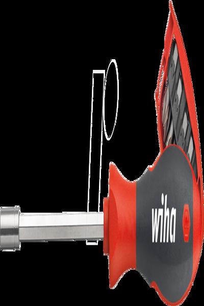 Tournevis Wiha avec magasin d'embouts - Outil combiné flexible