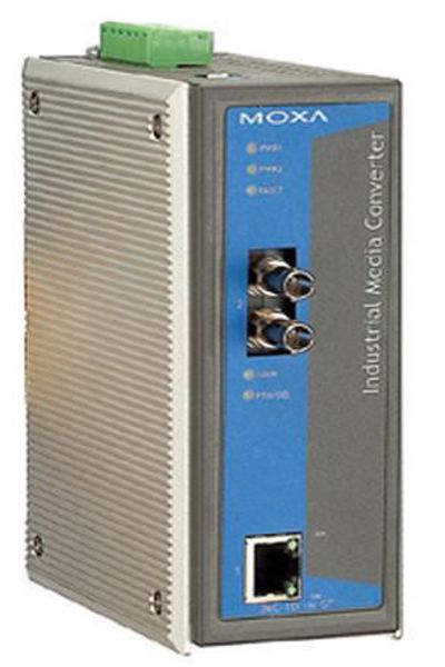 Moxa IMC-101-M-ST - 100 Mbit/s - 10/100Base-T(X) - 100Base-FX - Wired - 5000 m - 1310 nm - -32 dBmW