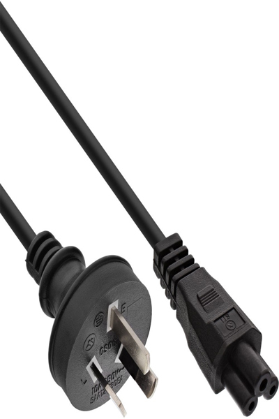 Câble d'alimentation InLine Australie - pour ordinateur portable - noir - 2 m