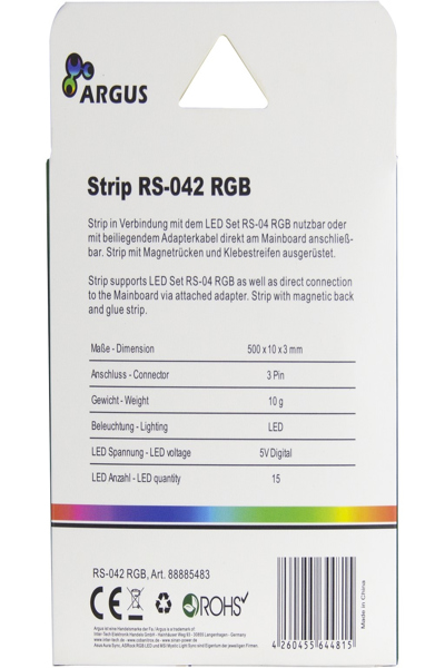 Inter-Tech Argus RS-042 RGB - Éclairage d'armoire système (LED)
