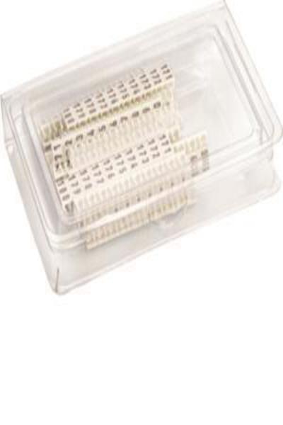 Hager Designation Strips Raster Continuous 1-100