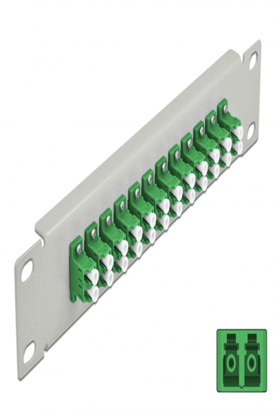 Delock Patchpanel - kan monteras i rack - 66787
