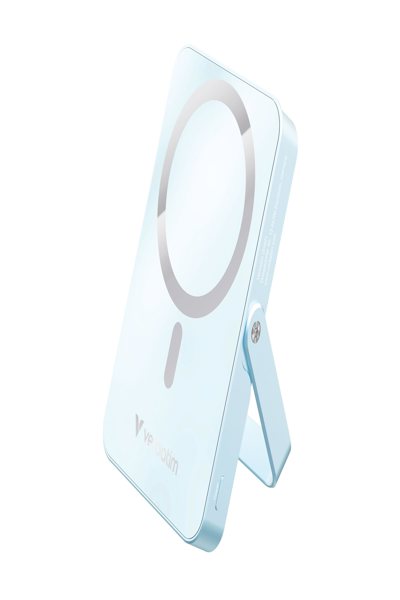 Verbatim Power Bank mit StandfuÃƒÅ¸ mag.wireless 10000mA blau 32266 - Charger - Lithium-Polymer - 32266