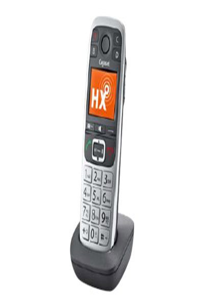 Gigaset E560HX - Analog/DECT telephone - Wireless handset - Speakerphone - 150 entries - Caller ID - Black - S30852-H2766-R101