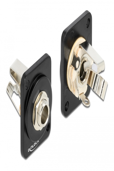 Module Delock type D jack stéréo 3 broches 6,35 mm vers connecteur à souder