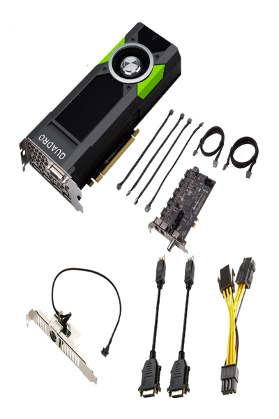 PNY VCQP5000SYNC-PB - Quadro P5000 - 16 GB - GDDR5 - 256 bit - 7680 x 4320 pixels - PCI Express x16 3.0 - VCQP5000SYNC-PB
