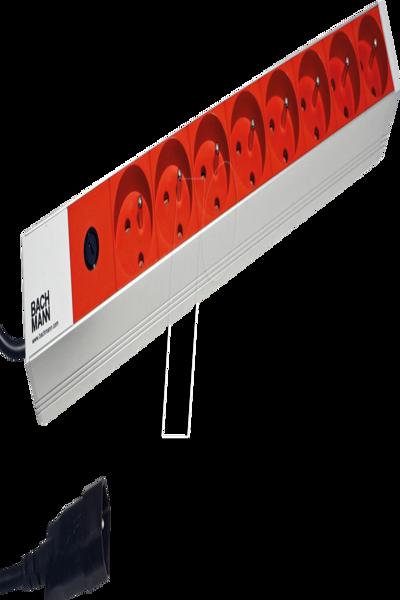 Bachmann Protection - Power strip (rack-mountable) - 333.4101