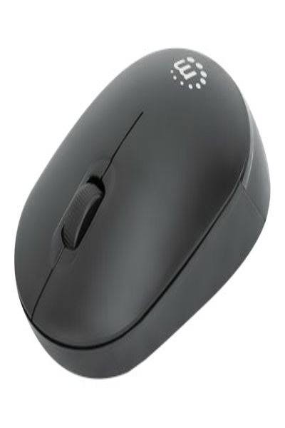 Manhattan Performance III Wireless Mouse - Black - 1000dpi - 2.4Ghz (up to 10m) - USB - Optical - Ambidextrous - Three Button with Scroll Wheel - USB nano receiver - AA battery (not included) - Low friction base - Three Year Warranty - Retail Box - Ambidextrous - O - 190145