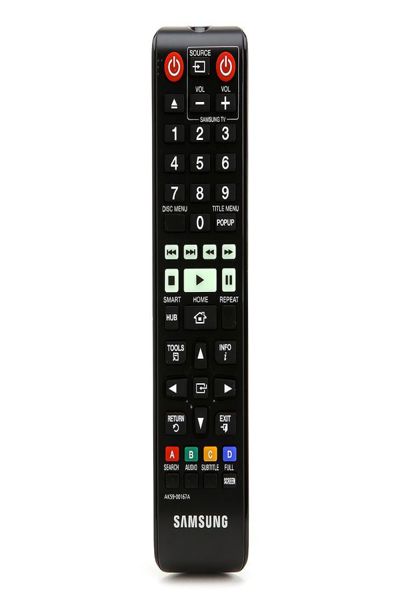 Samsung AK59-00167A, TV, Press buttons, Black
