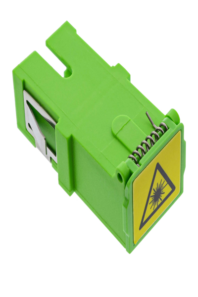 Couplage fibre optique InLine - simplex SC/SC - monomode - manchon céramique