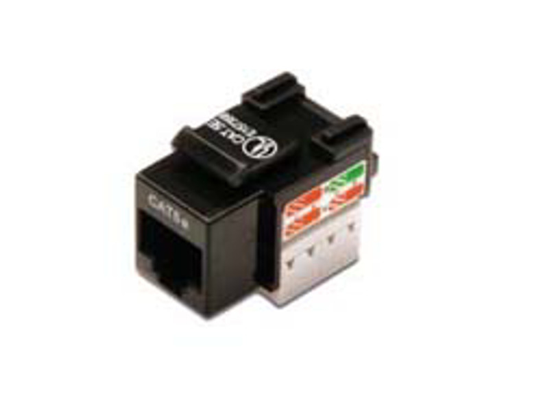 DIGITUS CAT5e RJ45 Keystone Black - DN-93501