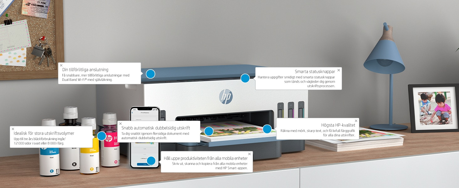 HP Printer Smart Tank 7006 All-in-One - Inkjet - Colored - 28B55A#BHC