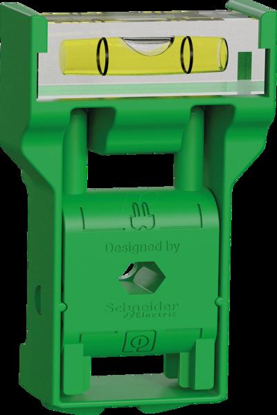 Mini-niveau à bulle Schneider Electric pour l'alignement des appareils encastrés/montés en surface
