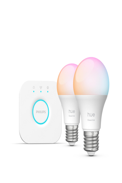 PHILIPS HUE STARTER KIT ESSENTIAL E27 2P+ V2 BRIDGE