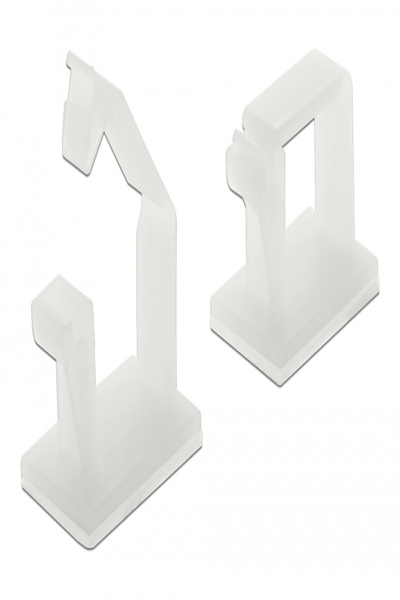 Support de câble Delock - blanc (lot de 10)