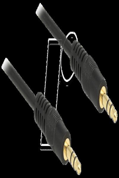 Delock Ljudkabel - mini-telefon stereo 3,5 mm hane till mini-telefon stereo 3,5 mm hane - 83742