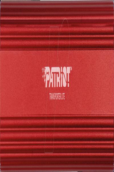 PATRIOT Memory Transporter Lite, 512 GB, USB Type-C, 3.2 Gen 2 (3.1 Gen 2), 1000 MB/s, Red - PTPL512GPEC