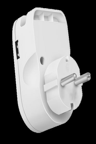 LogiLink Socket Adapter CEE 7/3 & 2x USB-A-portar - PA0247