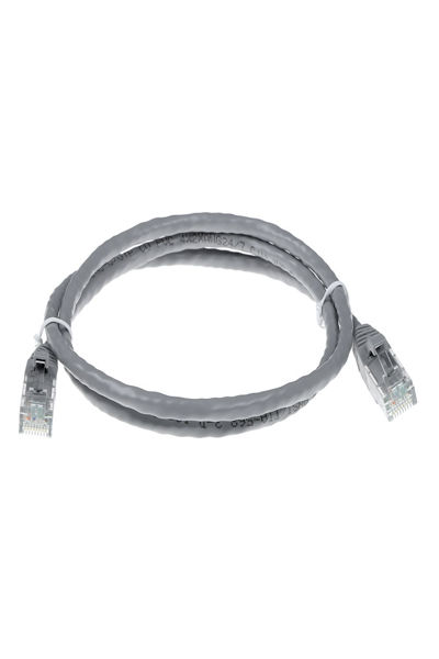 ACT Grey 5 meter U/UTP CAT6A patch cable snagless with RJ45 connectors - 5 m - RJ-45 - RJ-45 - Grey