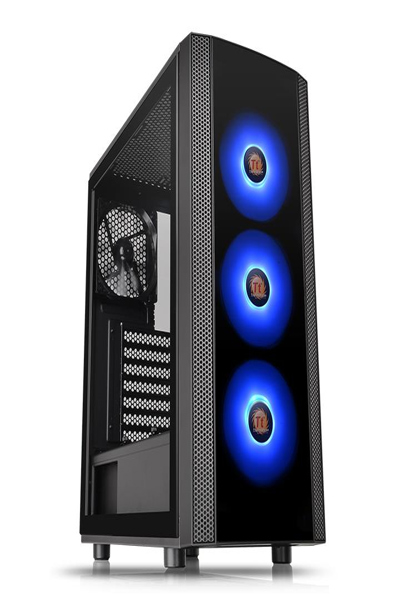 Thermaltake Versa J25 TG RGB Midi Tower PC Case - CA-1L8-00M1WN-01