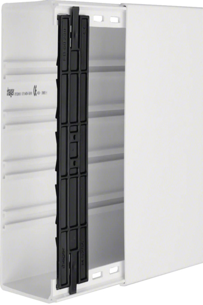 Goulotte de câbles Hager avec possibilité de montage pour cloison PVC FB 100x230mm