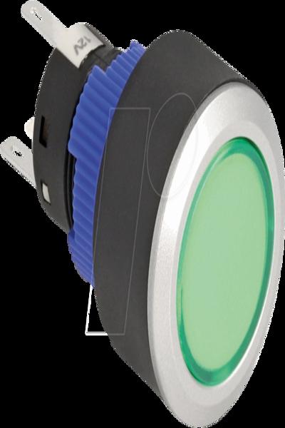 Delock Push Button protruding 22 mm 5 x Solder - 22048