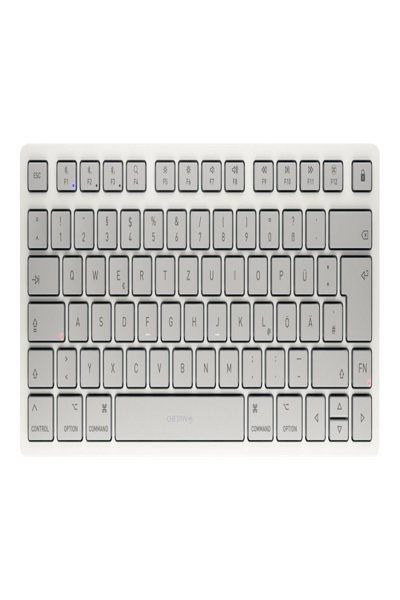 Cherry TAS KW 7100 MINI BT FOR MAC Wireless DE-Layout weiÃŸ - JK-7110DE-25