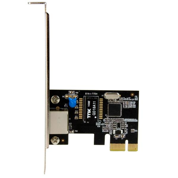 StarTech 1-Port Gigabit Ethernet Network Card - PCI Express, Intel I210 NIC - Network adapter - PCI Express x4 Low Profile - GigE - 10Base-T, 100Base-TX, 1000Base-T - Black (ST1000SPEXI) - ST1000SPEXI