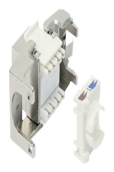 Intellinet Cat8.1 40G skärmad verktygslös Keystone-jack - 771887