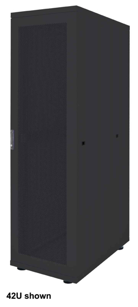 Basic - Cabinet - floor standing - RAL 9005 - 26U (19") - 715423