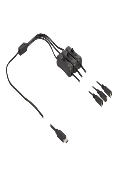 Delock Strömfördelare - 24-stifts USB-C (hane) till DC-uttag 5,5 x 2,1 mm (hona) - 86801