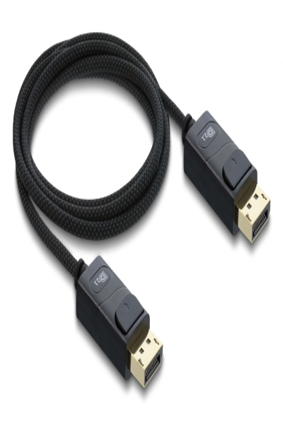Delock Coaxial DisplayPort Cable 16K 60 Hz 80 Gbps with Braided Sheath - Cable - Digital/Display/Video - 81672