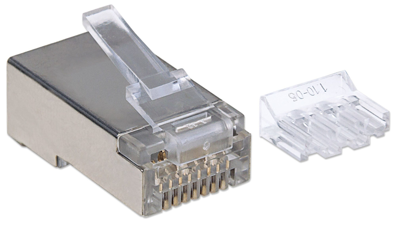 70-Pack Cat6A RJ45 Modular Plugs Pro Line - 790505
