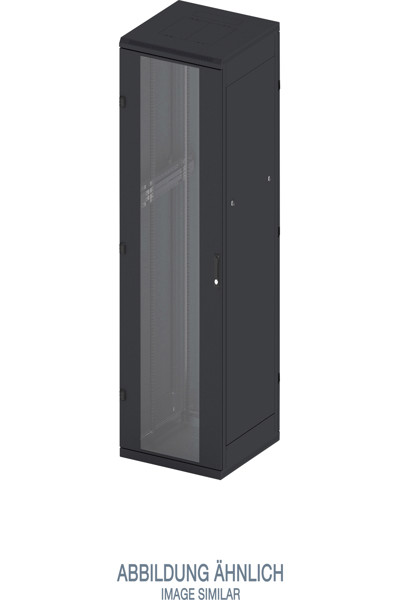 Batterie TRITON 19" B600/T1000, porte vitrée noire