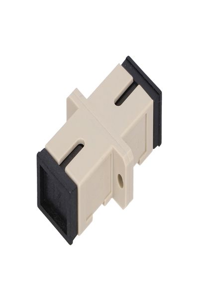 Adaptateur SC/UPC multimode simplex gris