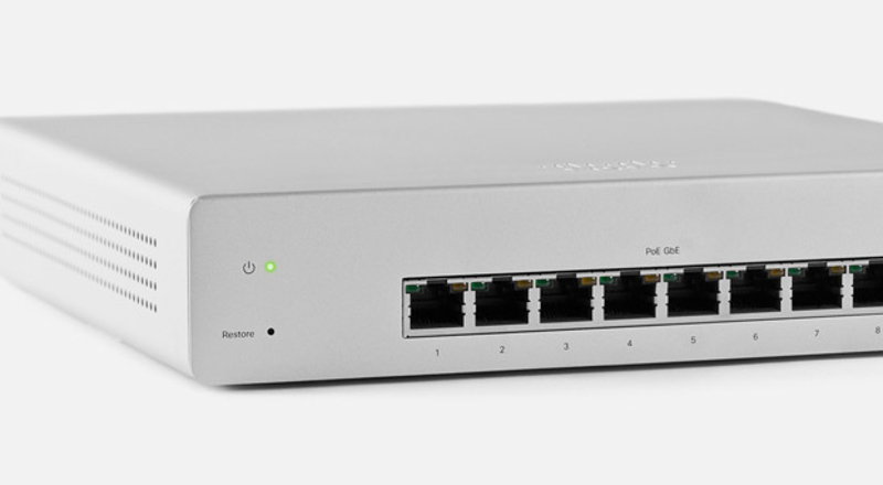 Cisco MS220-8P L2 Cloud Managed 8 Port GigE 124W PoE Swi - MS220-8P-HW