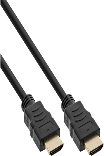 Câble HDMI haute vitesse InLine 15 broches avec Ethernet mâle vers mâle - 5 m