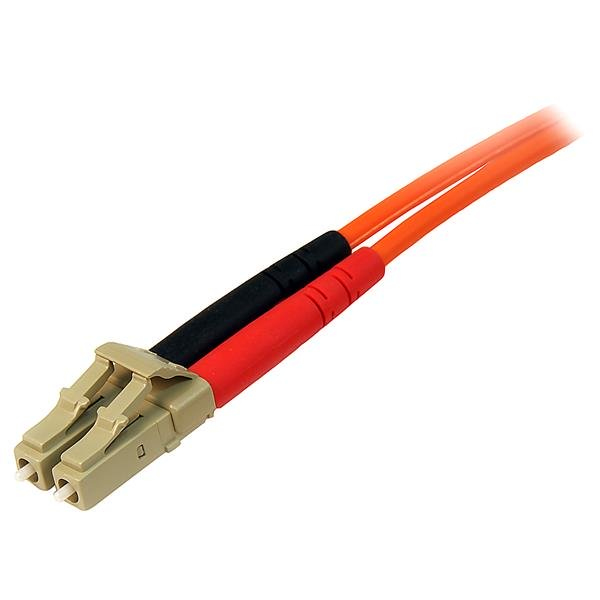 StarTech Multimode 50/125 Duplex Fiber Optic Patch Cable LC - LC - Network Cable - LC Multi-Mode (M) - LC Multi-Mode (M) - 5.0m - Fiber Optic - 50/125 Micrometers (50FIBLCLC5) - 50FIBLCLC5