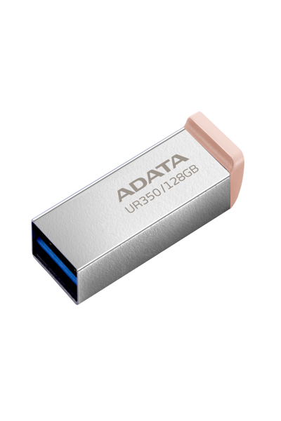 ADATA UR350 128GB USB-minne, USB-A 3.2 Gen 1, nickel/brun - UR350-128G-RSR/BG