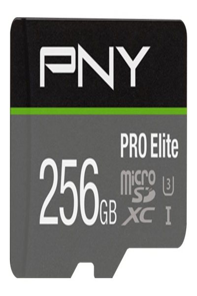 PNY PRO Elite - Flash memory card (microSDXC to SD adapter included) - P-SDU256V31100PRO-GE