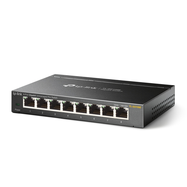 TP-LINK 8-port Gigabit Easy Smart Network Switch TL-SG108E - TL-SG108E