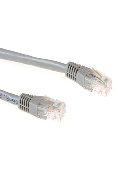 ACT Grey 1.5 meter LSZH U/UTP CAT6A patch cable with RJ45 connectors - 1.50 m - Cat6a - U/UTP (UTP) - RJ-45 - RJ-45 - Grey