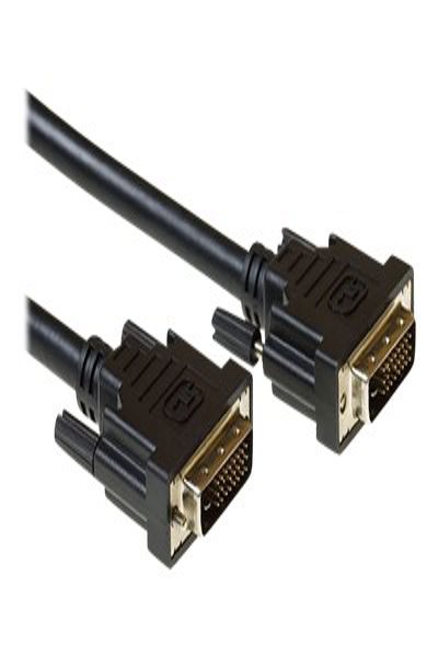 ACT DVI-D Dual Link cable male - male 1,00 m - 1 m - DVI-D - DVI-D - Male - Male - Black